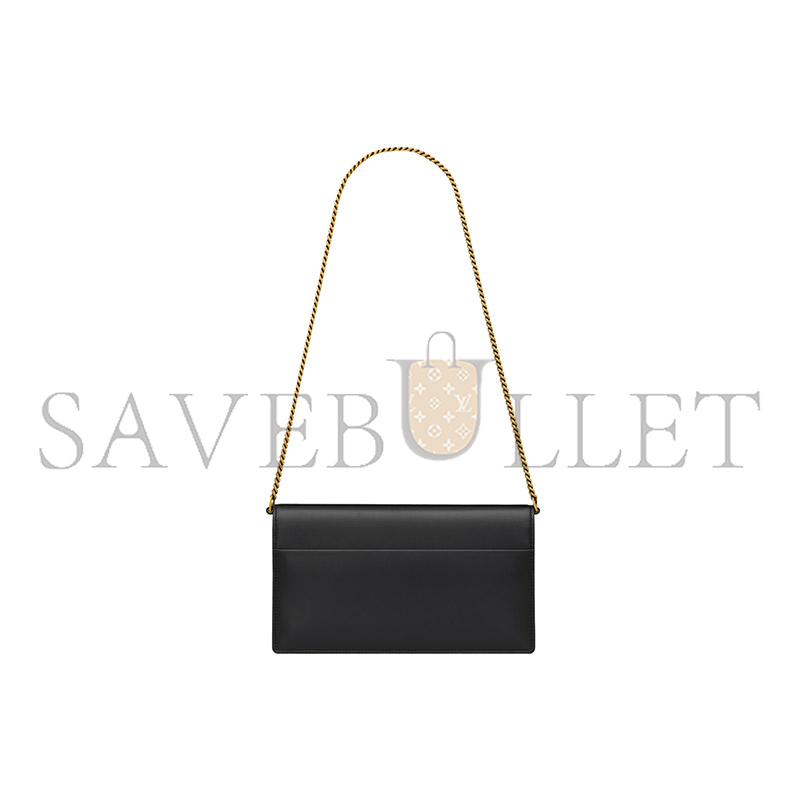 YSL SUNSET CLUTCH IN BOX SAINT LAURENT 8109970SX0W1000 (22*12*2cm)